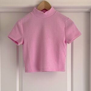 Forever 21 waffle mock next tee - Sz M